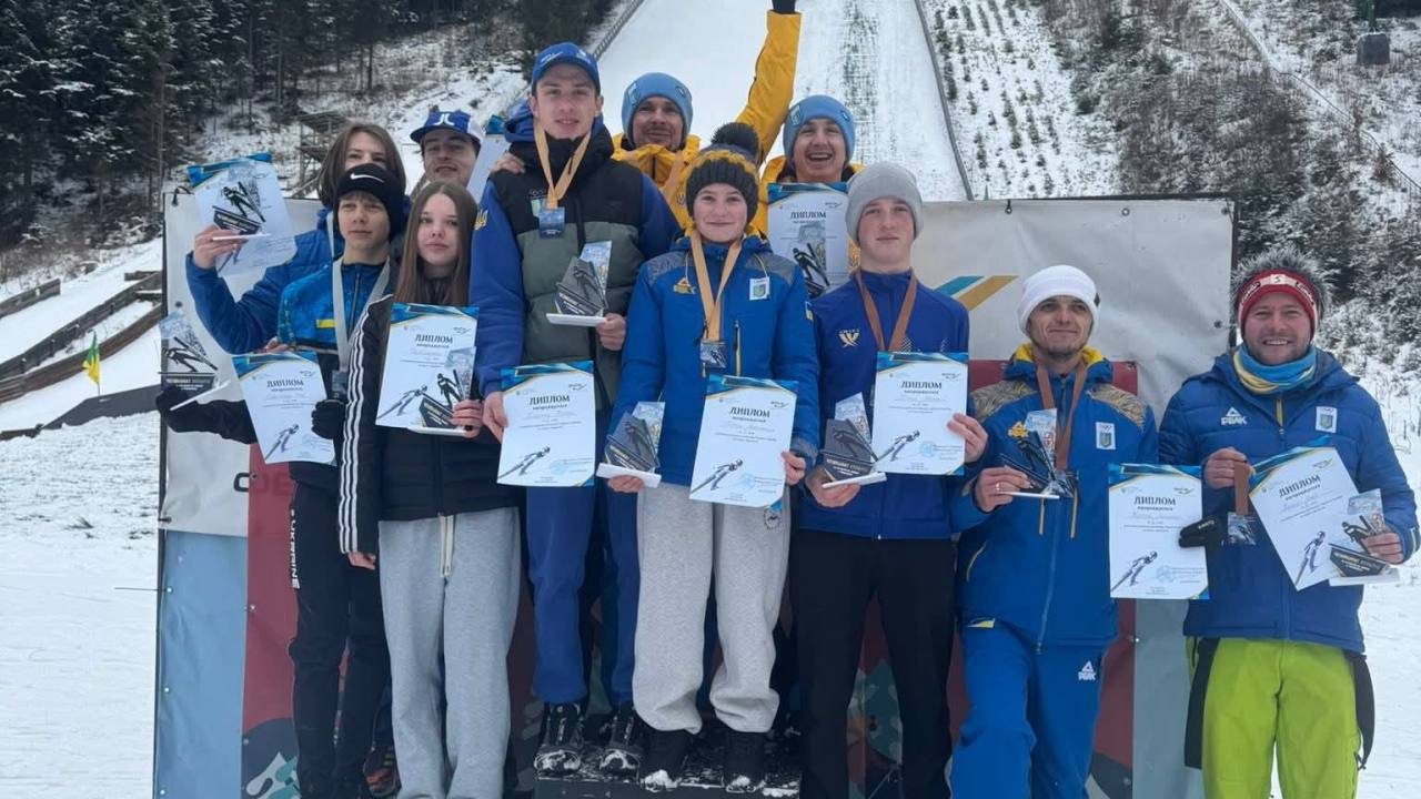 Спортсмени Тернопільської обласної ДЮСШ із зимових видів спорту успішно виступили на Чемпіонаті України зі стрибків на лижах з трампліна