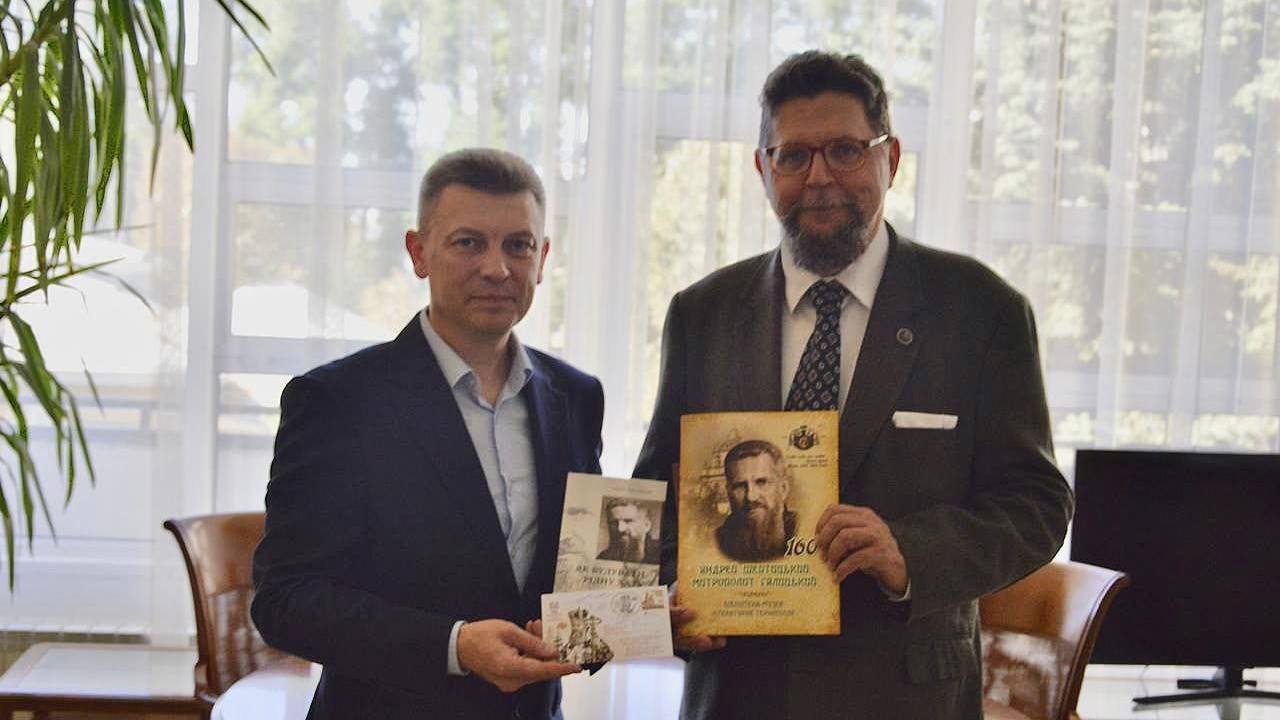 Володимир Болєщук зустрівся із нащадком митрополита Андрея Шептицького