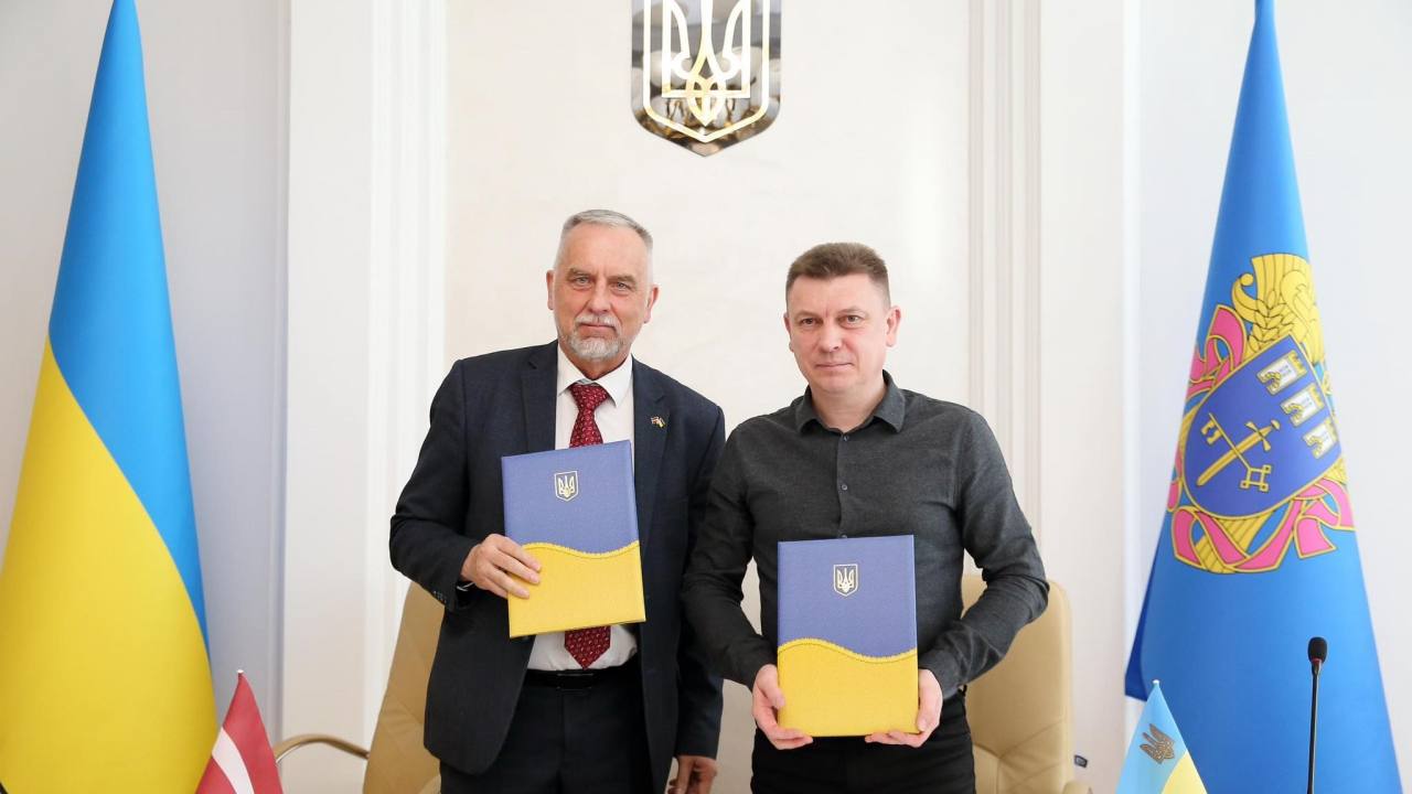 У Тернопільській обласній раді підписали Меморандум про співпрацю з Латвійським агентством інвестицій та розвитку в Україні