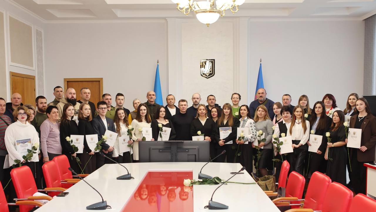 У Тернопільській обласній раді відбулися урочистості з нагоди Міжнародного Дня волонтера