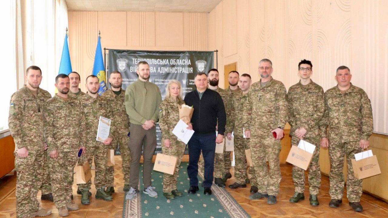 Богдан Бутковський відзначив військовослужбовців Національної гвардії України