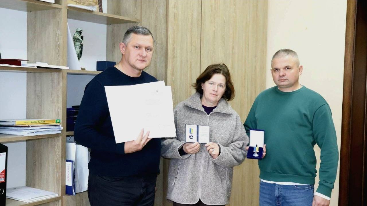 Волонтера Олександра Воробця відзначили нагородами Тернопільської обласної ради