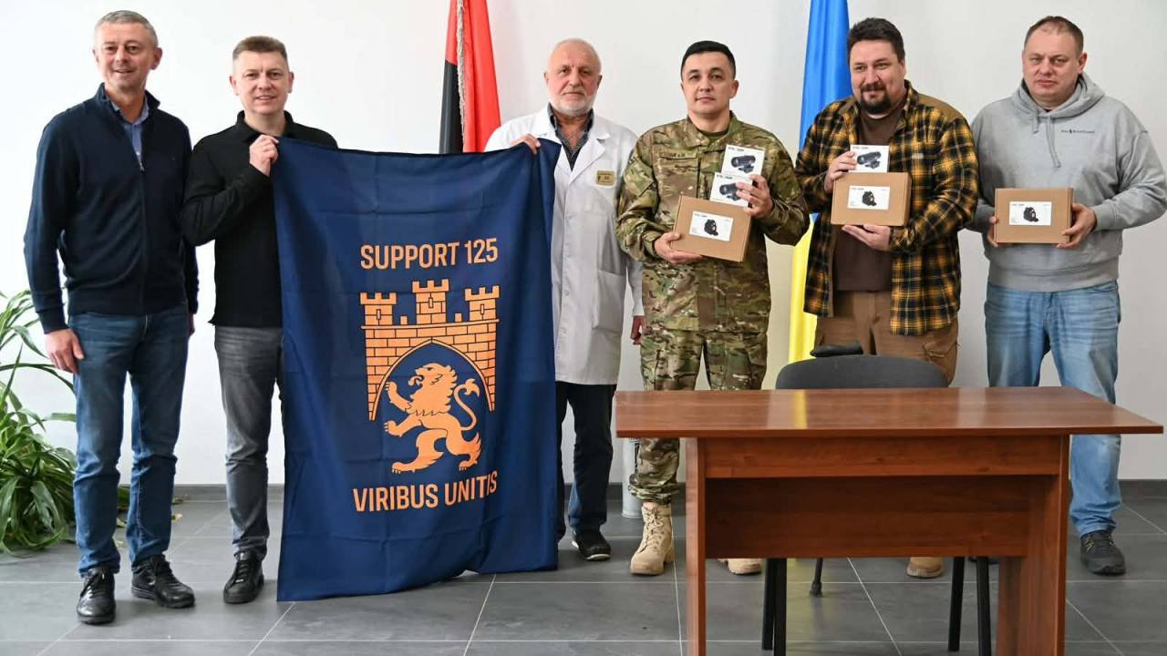 Микулинецька обласна фізіотерапевтична лікарня передала військовим тепловізійне обладнання